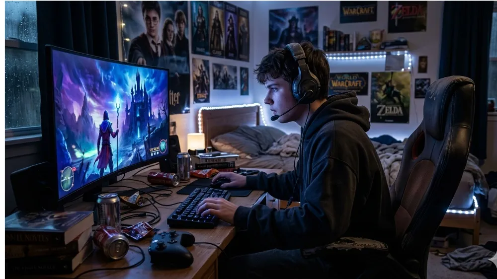 Excesso de Jogos: O que os mundos imaginários dizem sobre você